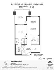 Loft / Bonus Room Photo of 312 733 W 3rd Street, North Vancouver, BC