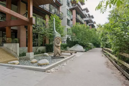 Outdoor Deck Photo of 312 733 W 3rd Street, North Vancouver, BC