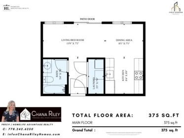 Aerial View of 403 46187 Thomas Road, Chilliwack, BC