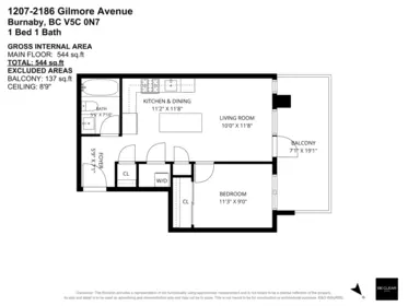 Powder Room Photo of 1207 2186 Gilmore Avenue, Burnaby, BC