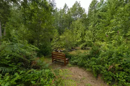 Aerial View of 9336 Jorgensen Place, Halfmoon Bay, BC