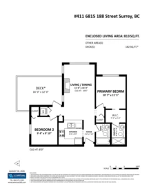 Outdoor Patio Photo of 411 6815 188 Street, Surrey, BC
