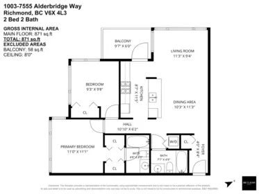 Entry Foyer Photo of 1003 7555 Alderbridge Way, Richmond, BC