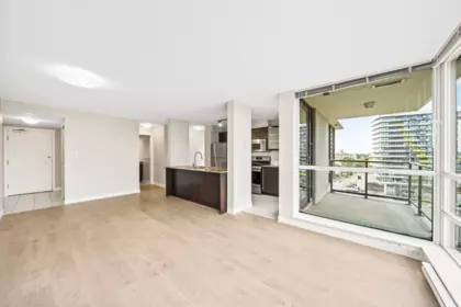 Living Room Photo of 1003 7555 Alderbridge Way, Richmond, BC