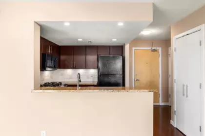 Dining Area Photo of 1703 120 Milross Avenue, Vancouver, BC