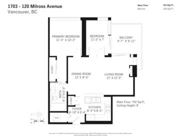 Outdoor Patio Photo of 1703 120 Milross Avenue, Vancouver, BC