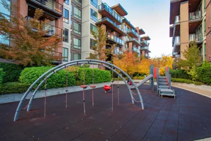 Aerial View of 117 723 W 3rd Street, North Vancouver, BC
