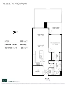 Staircase Photo of 113 22087 49 Avenue, Langley, BC