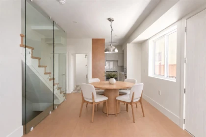 Dining Area Photo of 101 1837 E Georgia Street, Vancouver, BC