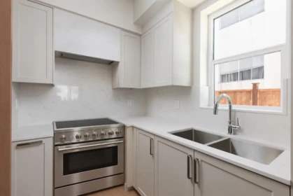 Kitchen Island Photo of 101 1837 E Georgia Street, Vancouver, BC