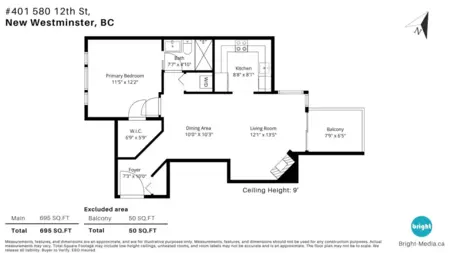 Street View Photo of 401 580 Twelfth Street, New Westminster, BC