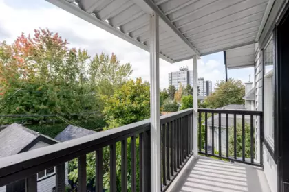Aerial View of 1546 E 2nd Avenue, Vancouver, BC