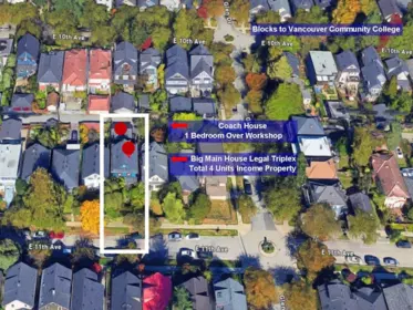 1055 E 11th Avenue, Vancouver, BC, Vancouver — Single Family Residence for sale
