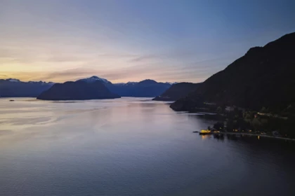Aerial View of 15 Brunswick Beach Road, Lions Bay, BC