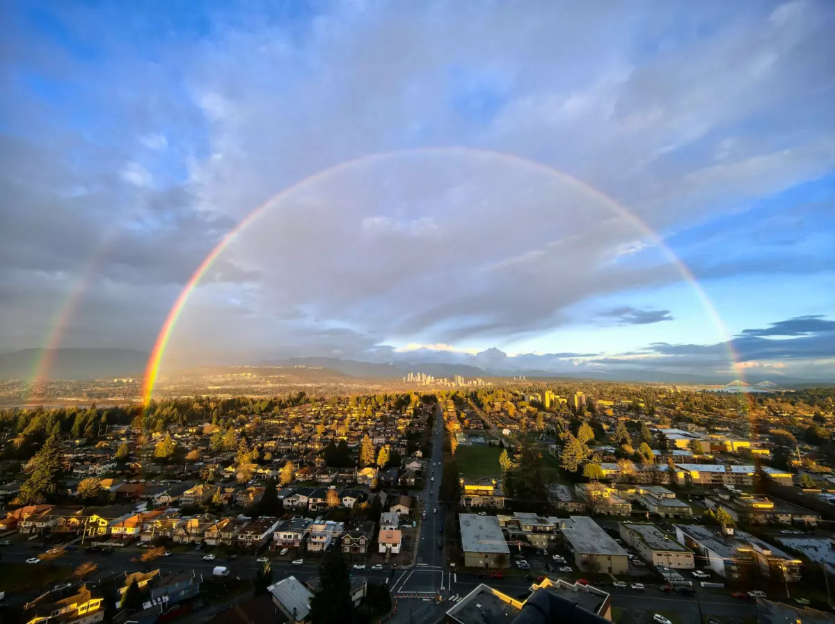Aerial View of PH5 7178 Collier Street, Burnaby, BC