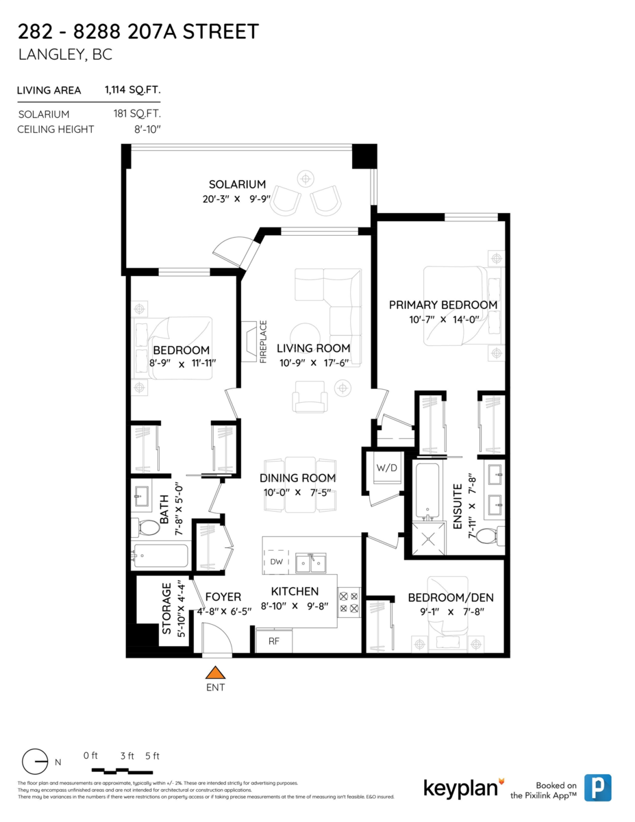 Exterior Rear Photo of 282 8288 207a Street, Langley, BC