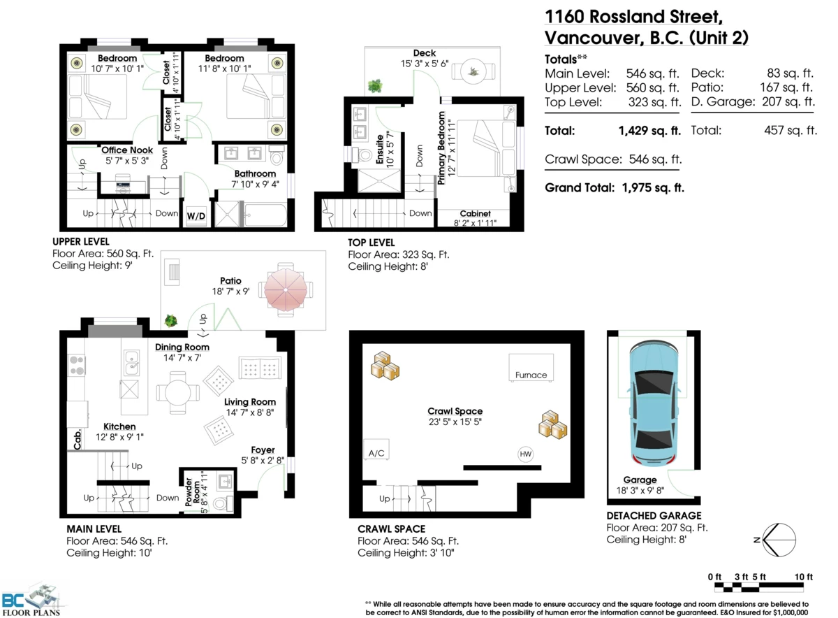 Playground / Recreational Area Near 2 1160 Rossland Street, Vancouver, BC
