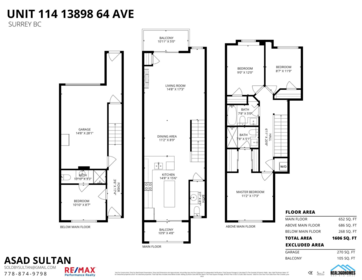 114 13898 64 Avenue, Surrey, BC, Sullivan Station — 4 bed townhouse for sale