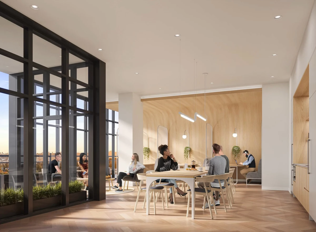 Aerial View of 2102 505 Nelson Street, Coquitlam, BC