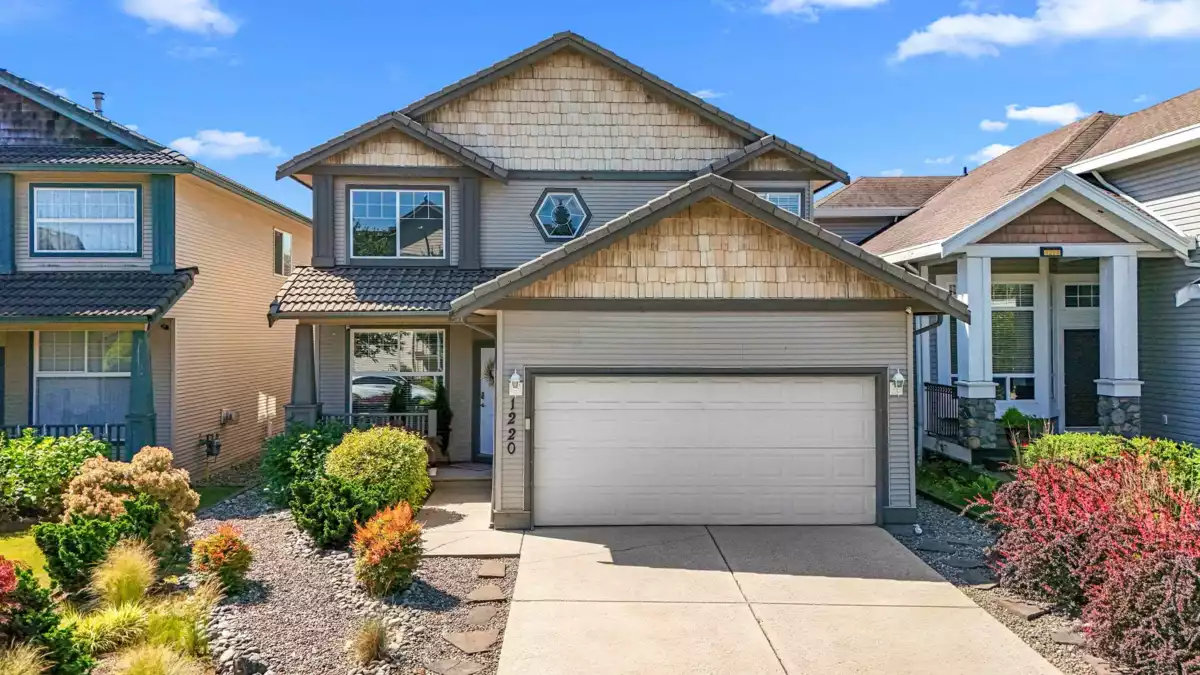 Aerial View of 1220 Yangtze Place, Port Coquitlam, BC