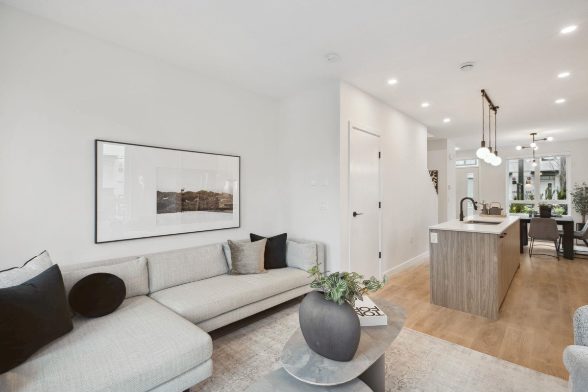 Living Room Photo of 201 715 Ducklow Street, Coquitlam, BC