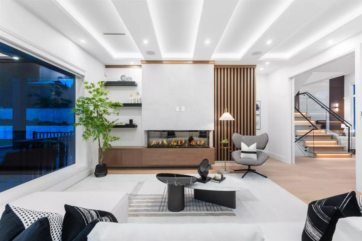 Living Room Photo of 7370 Burris Street, Burnaby, BC