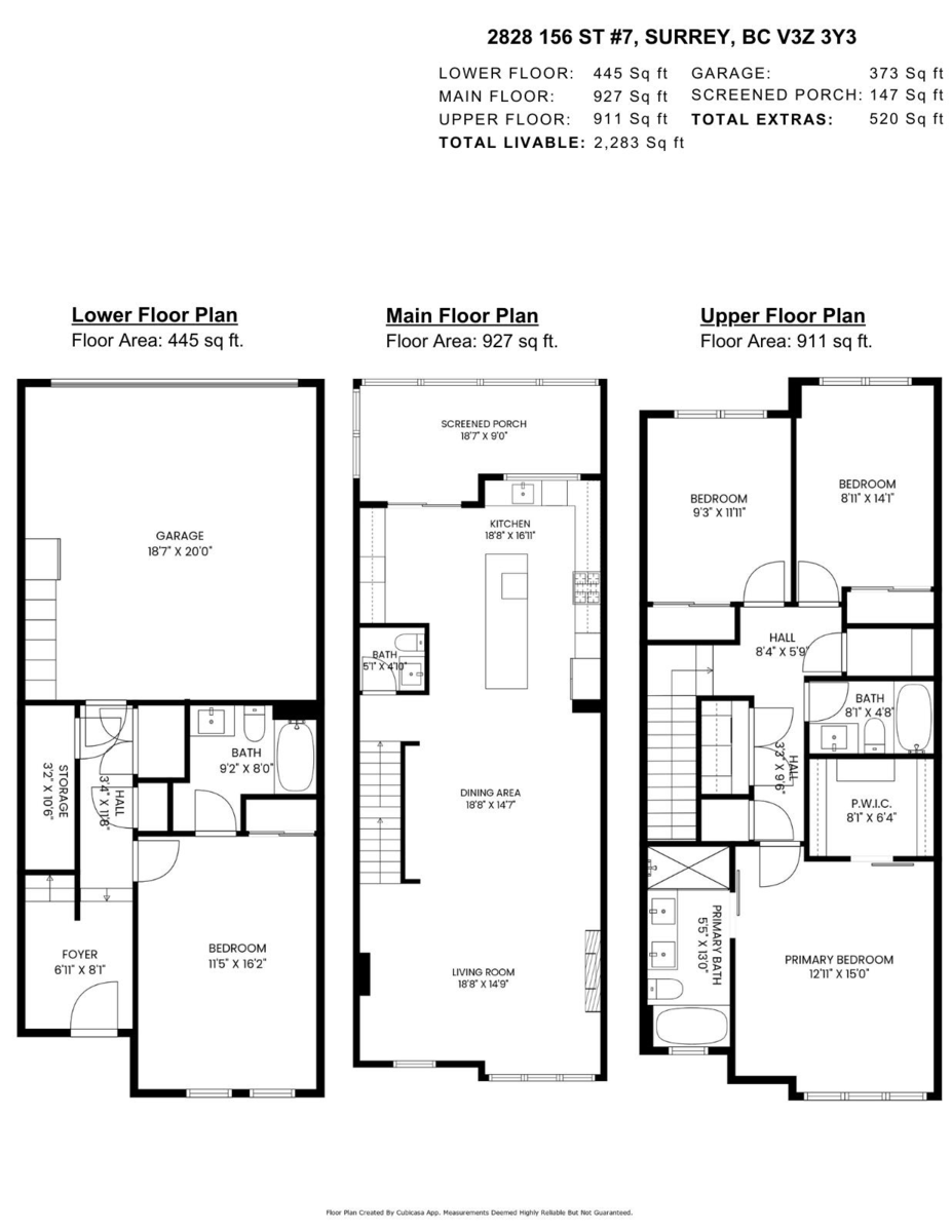 Staircase Photo of 7 2828 156 Street, Surrey, BC