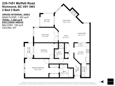 Basement Recreation Room Photo of 235 7451 Moffatt Road, Richmond, BC