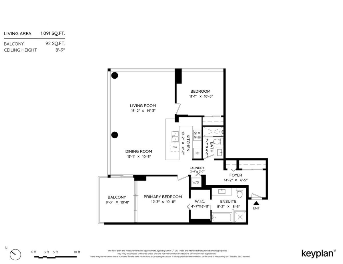 Primary Bedroom Photo of 1408 110 Brew Street, Port Moody, BC