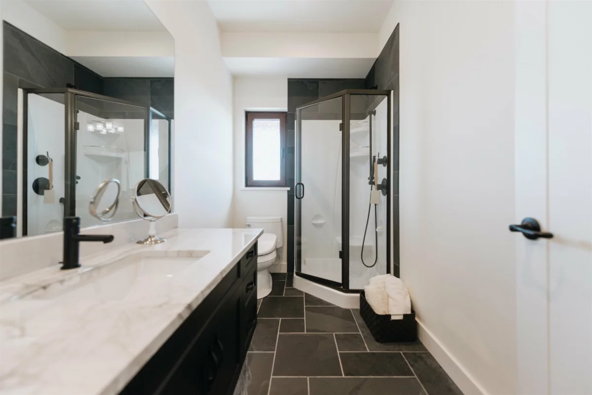 Aerial View of 6035 Silverstone Lane, Sechelt, BC