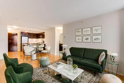 Living Room Photo of 1503 7979 Firbridge Way, Richmond, BC