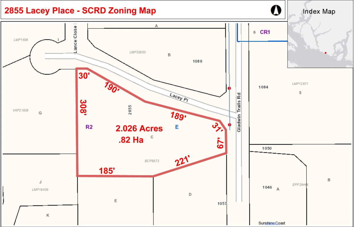 Playground / Recreational Area Near 2855 Lacey Place, Roberts Creek, BC