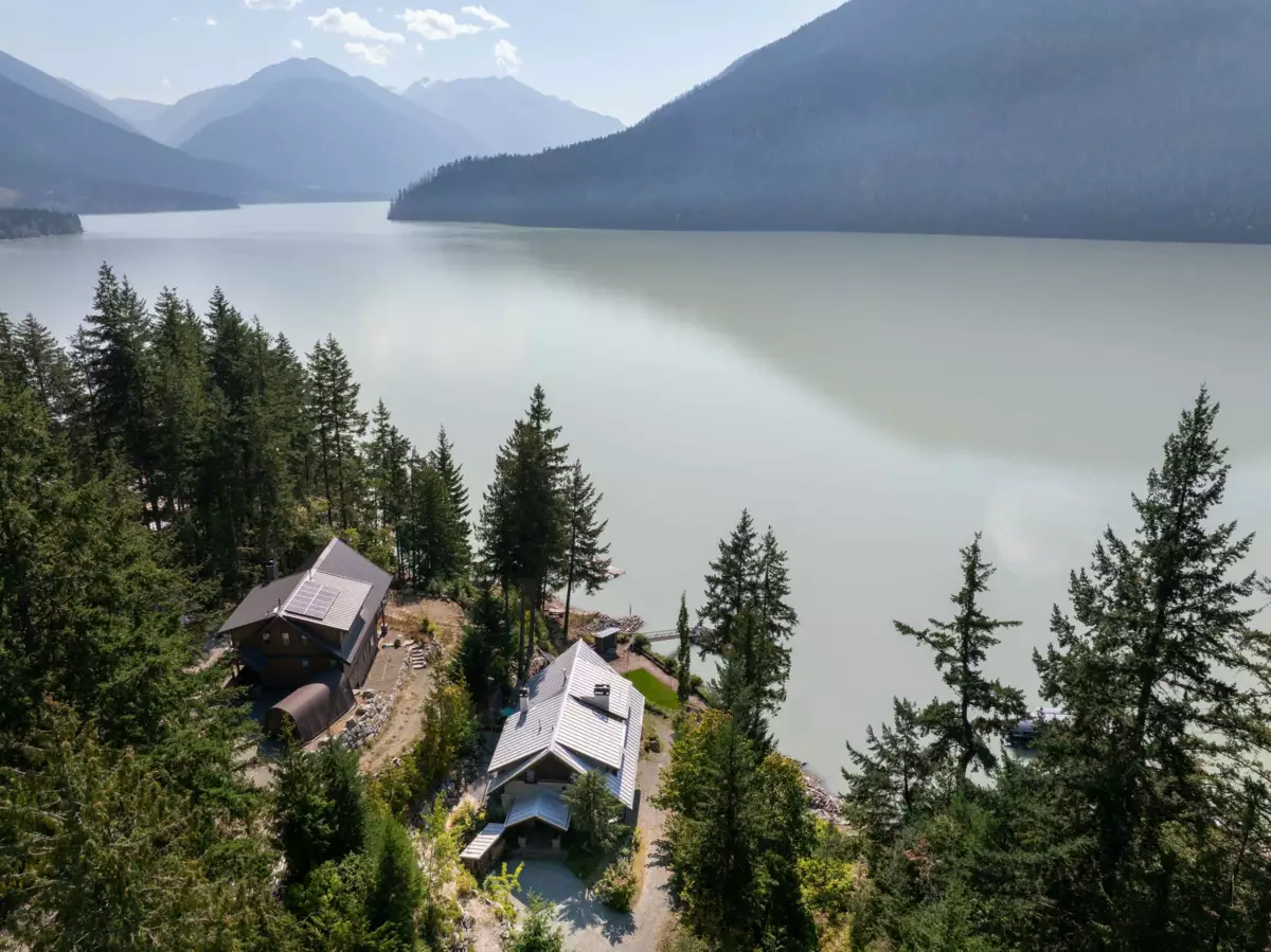 Aerial View of Lot 6 6500 In Shuck Ch Forest Road, Pemberton, BC