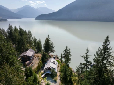 Aerial View of Lot 6 6500 In Shuck Ch Forest Road, Pemberton, BC
