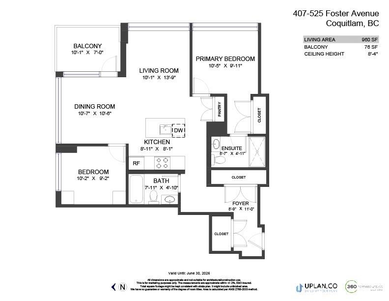 Front Yard Photo of 407 525 Foster Avenue, Coquitlam, BC