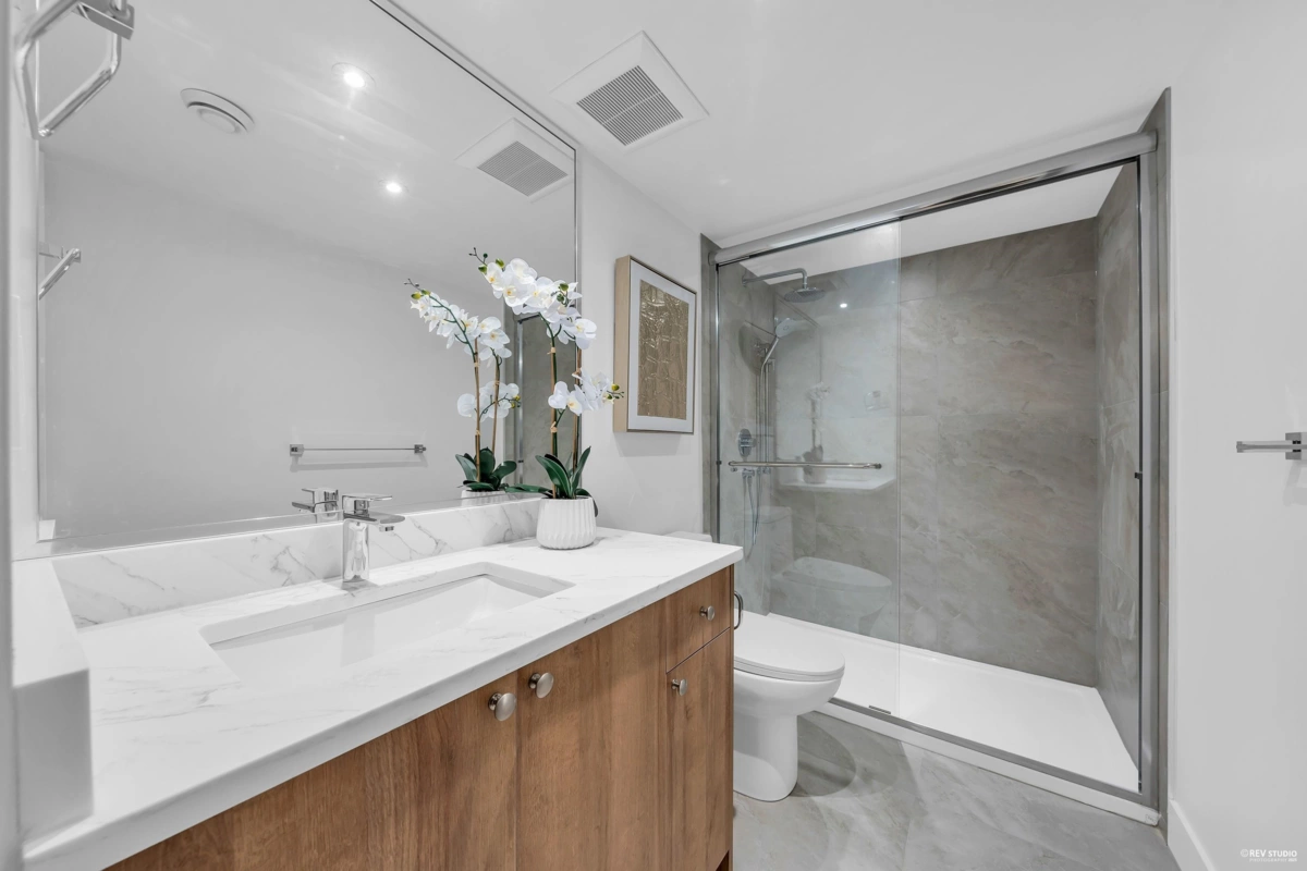 Powder Room Photo of 103 1125 Cartier Avenue, Coquitlam, BC