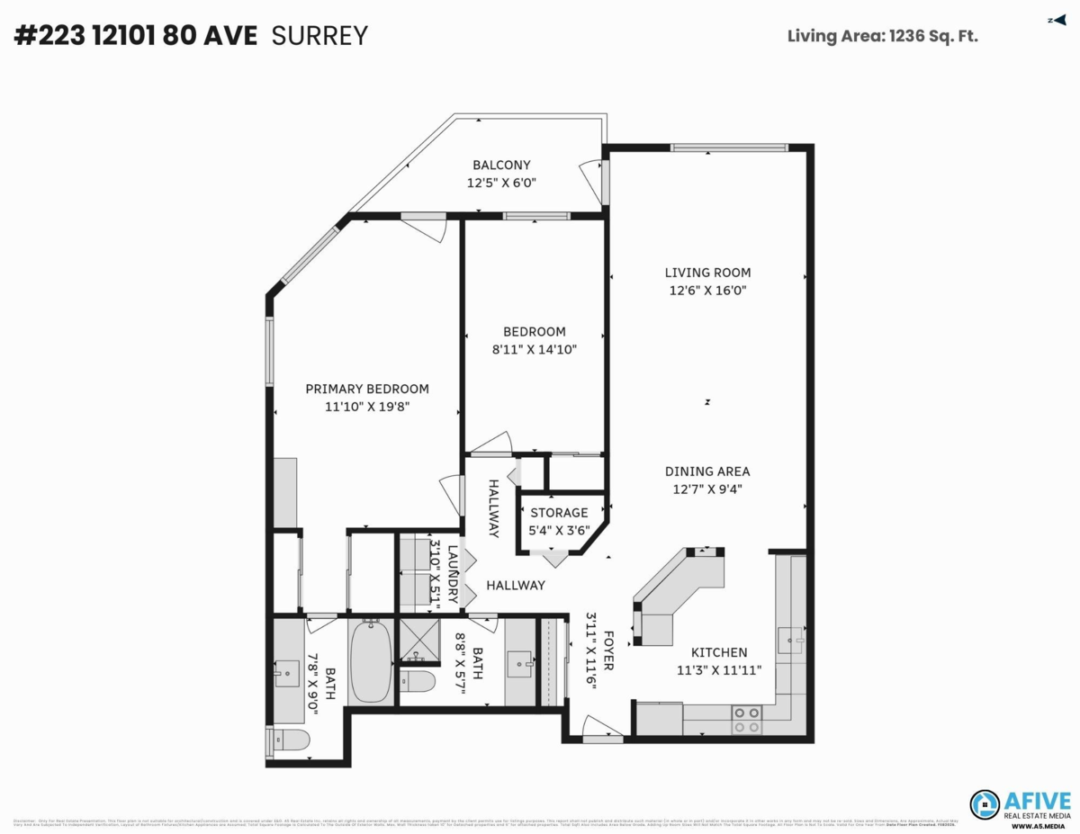 Exterior Rear Photo of 223 12101 80 Avenue, Surrey, BC