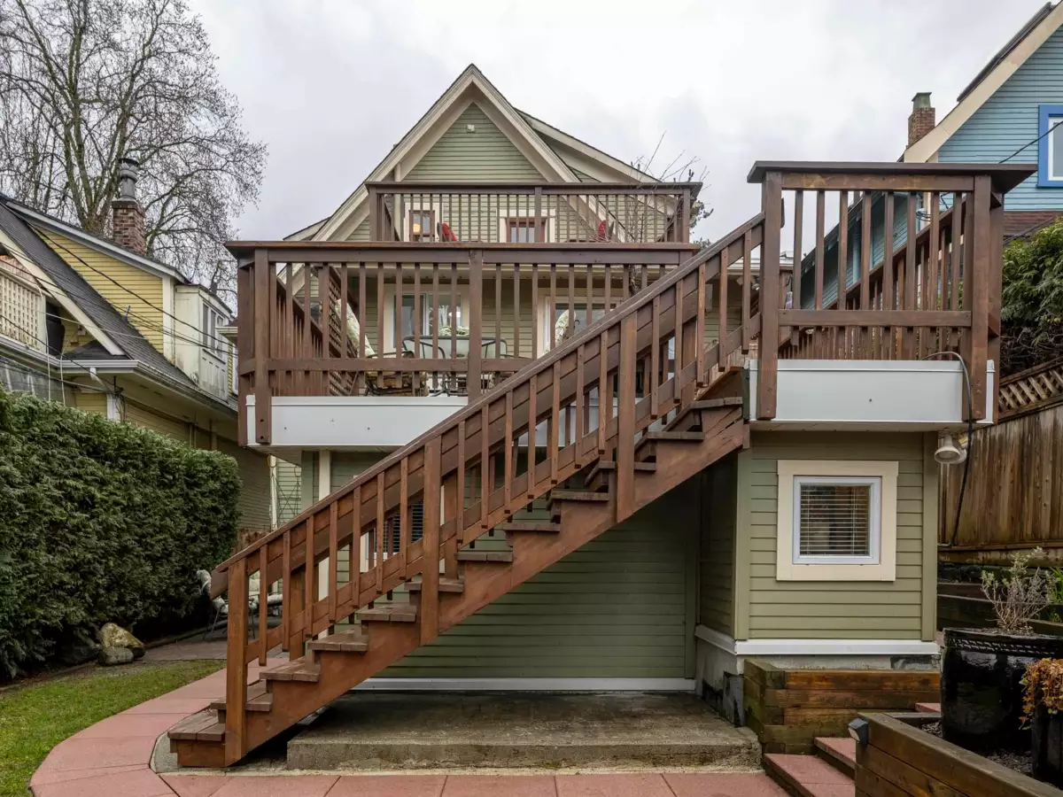 Aerial View of 829 E 14th Avenue, Vancouver, BC