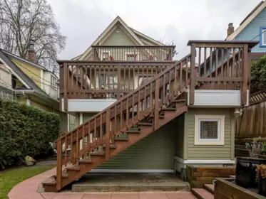 Aerial View of 829 E 14th Avenue, Vancouver, BC