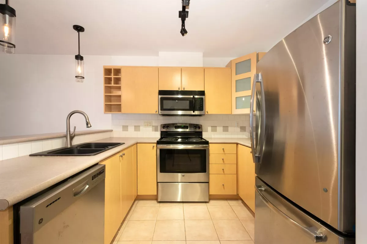 Living Room Photo of 105 3136 St Johns Street, Port Moody, BC