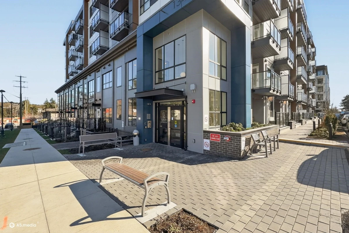 Exterior Rear Photo of 319 13458 95 Avenue, Surrey, BC