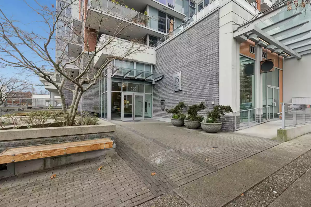Aerial View of 303 150 W 15th Street, North Vancouver, BC