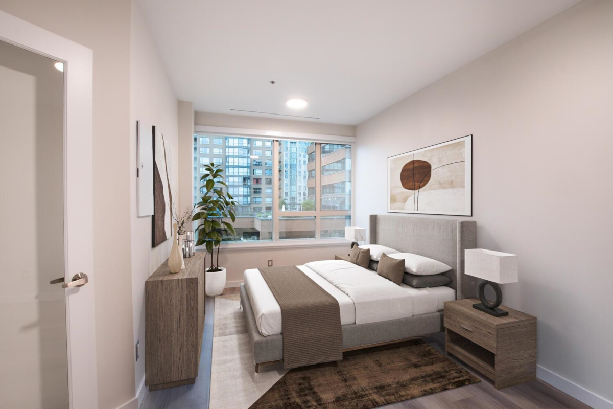 Kitchen Island Photo of 814 1177 Hornby Street, Vancouver, BC