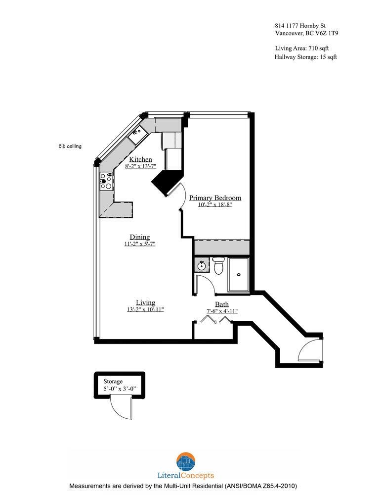 Outdoor Kitchen Photo of 814 1177 Hornby Street, Vancouver, BC