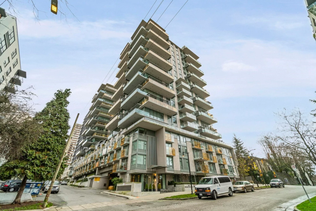 Exterior Rear Photo of 505 1180 Broughton Street, Vancouver, BC
