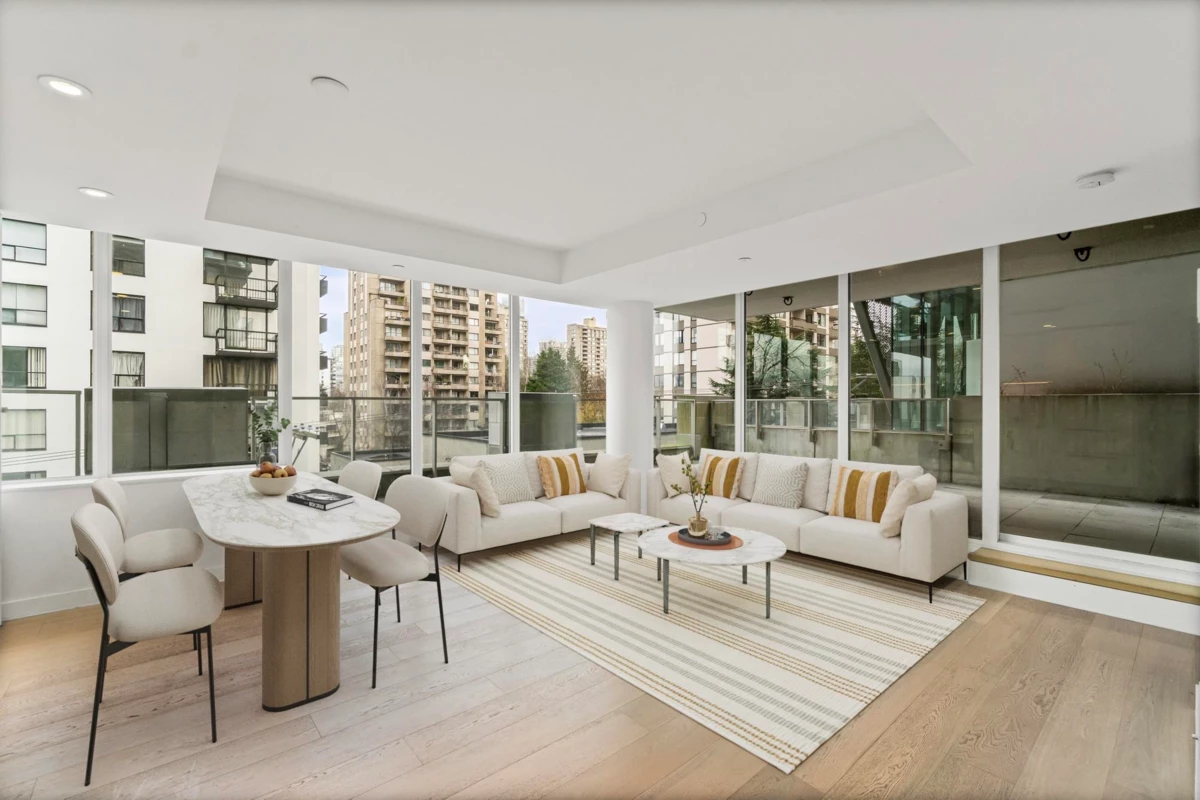 Family Room Photo of 505 1180 Broughton Street, Vancouver, BC