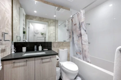 Kitchen Island Photo of 411 3581 E Kent Avenue North, Vancouver, BC