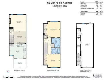 Garage Interior Photo of 62 20176 68 Avenue, Langley, BC