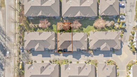 Aerial View of 16 3555 Blue Jay Street, Abbotsford, BC