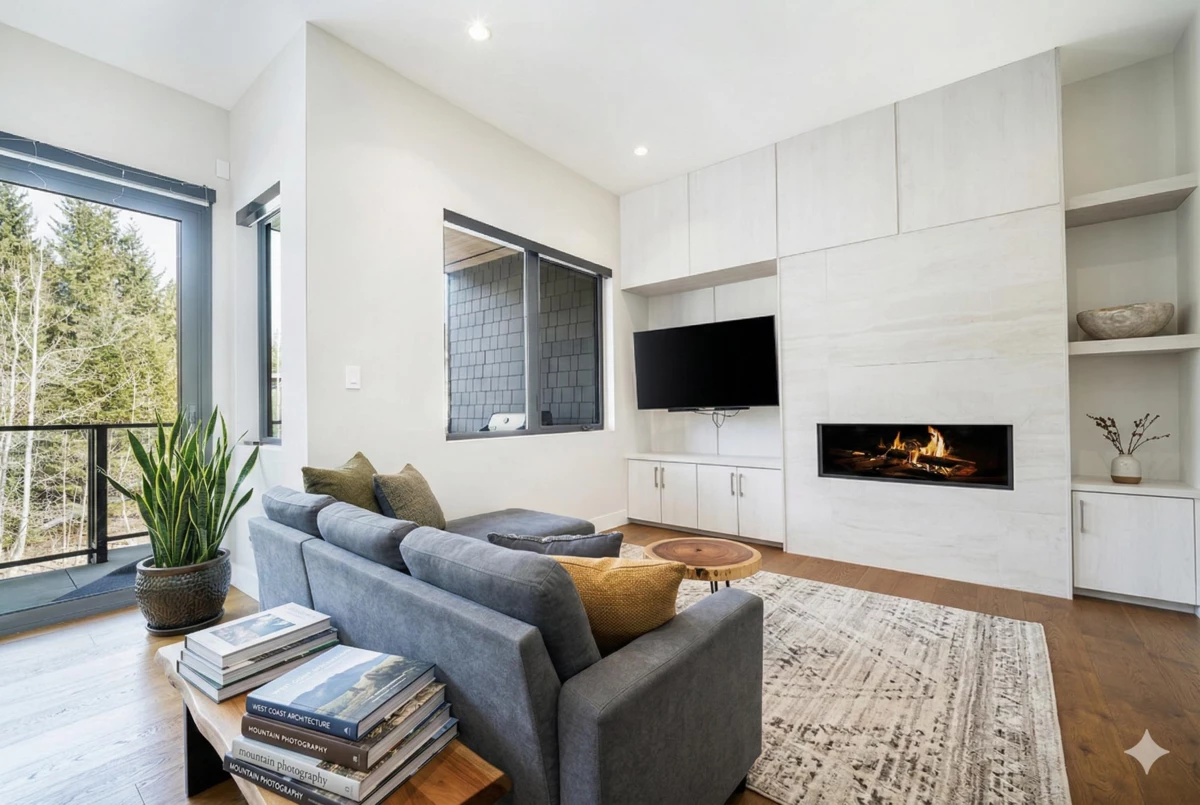 Living Room Photo of 21 1350 Cloudburst Drive, Whistler, BC